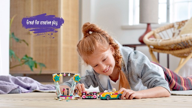 Amazon.com: LEGO Friends Andrea's Car & Stage Playset 41390